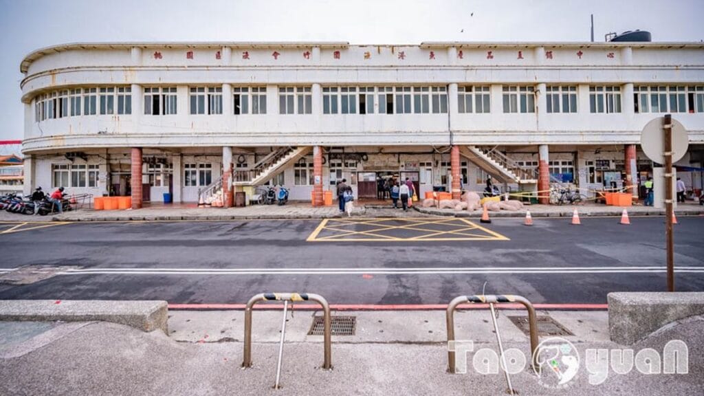 竹圍賣海鮮的大樓門口